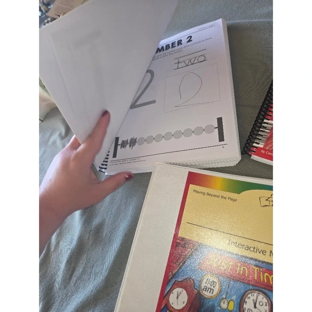 Moving Beyond the Page Age 5-7 Math Curriculum Student Activity Books Notebook